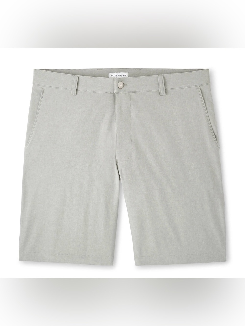 Peter Millar Crown Sport Shackleford Hybrid Shorts British Grey Size 38 NWT